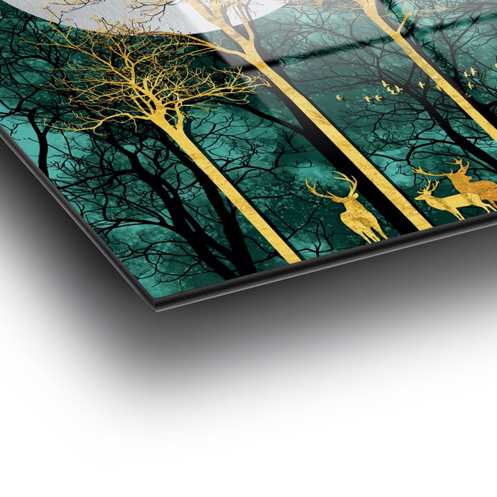 Wallity Pintura Decorativa de Vidrio Templado Multicolor 70 x 110 cm